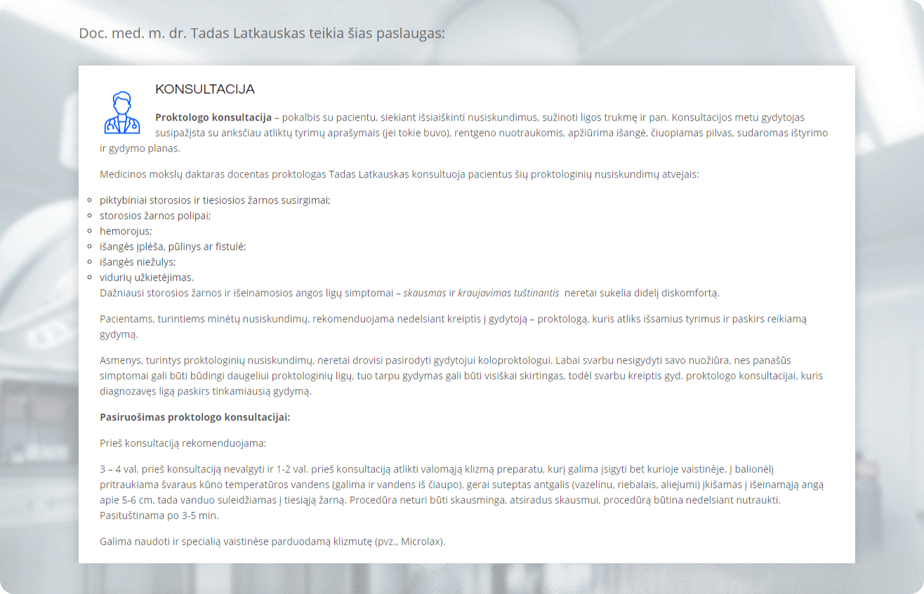 Blog view